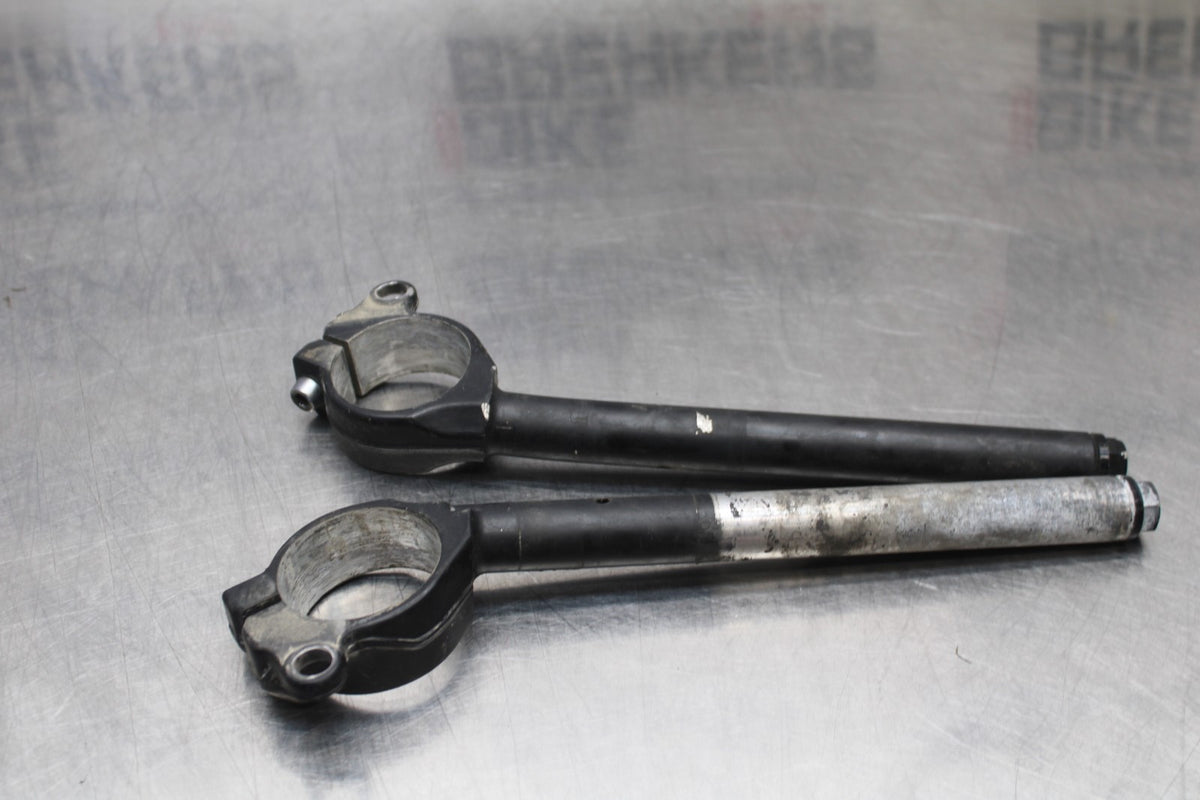 07-08 KAWASAKI NINJA ZX6R LEFT RIGHT CLIP ON ONS HANDLEBARS PAIR SET BB203