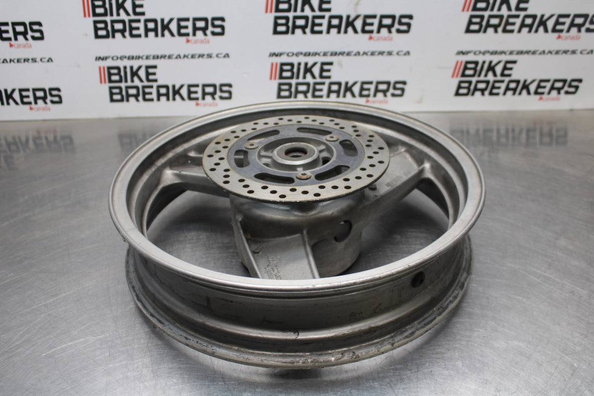 96 KAWASAKI NINJA 500 EX500A REAR WHEEL BACK RIM & ROTOR BB768