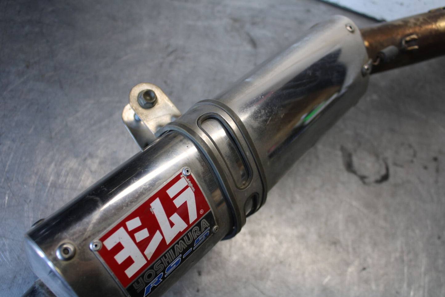 03-04 HONDA CBR600RR YOSHIMURA EXHAUST PIPE MUFFLER SLIP ON CAN SILENCER BB661