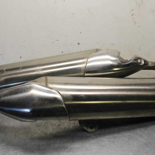2008 Honda CBF1000 EXHAUST PIPE MUFFLER SLIP ON CAN SILENCER BB641