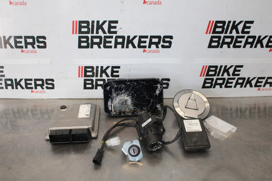 24 APRILIA TUONO V4 1100 FACTORY ABS IGNITION LOCK KEY GAS CAP SEAT LOCK BB887