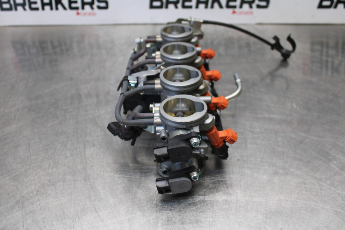 21-23 KAWASAKI NINJA ZX6R MAIN FUEL INJECTORS / THROTTLE BODIES BB179