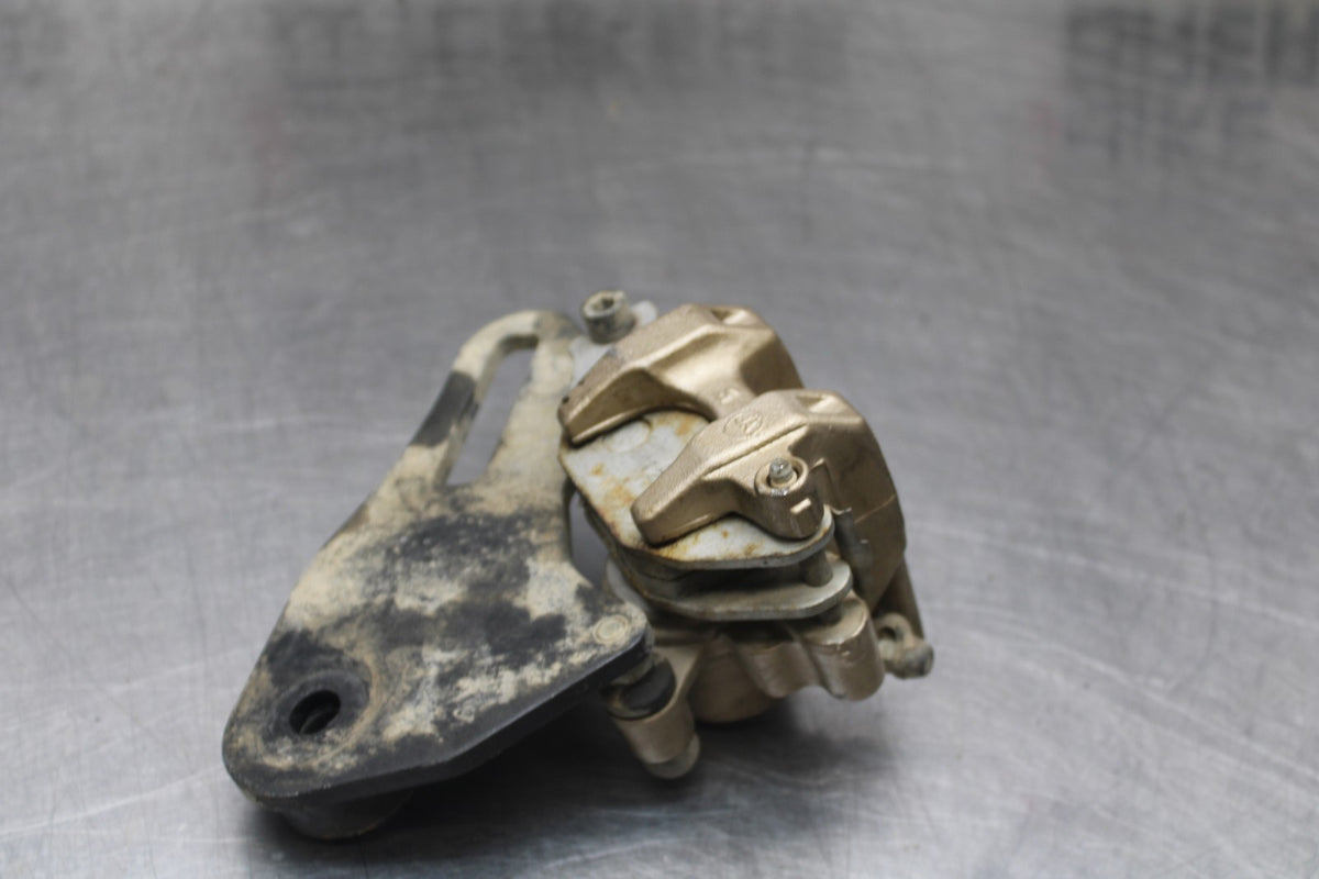 08 HONDA CBR125R REAR BACK BRAKE CALIPER W MOUNT BRACKET BB804