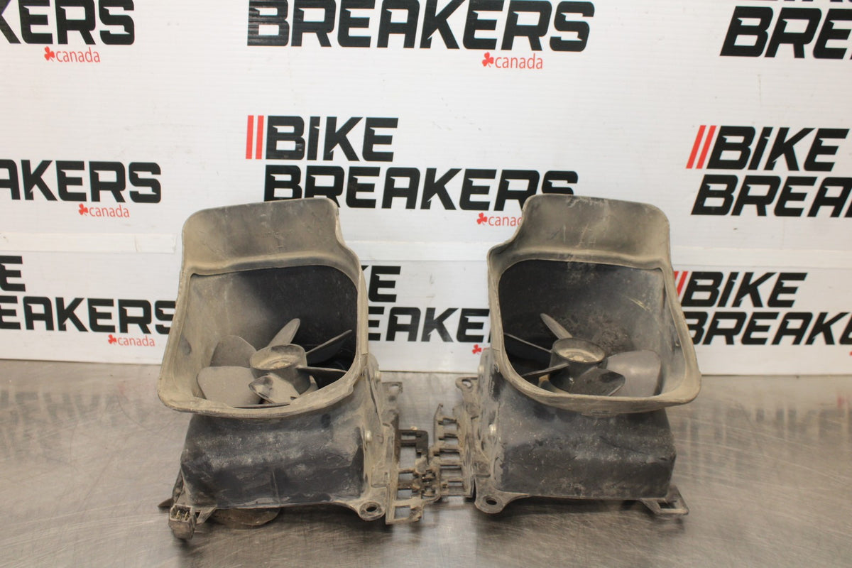88-00 HONDA GOLDWING 1500 ENGINE RADIATOR COOLING FAN SET PAIR BB883