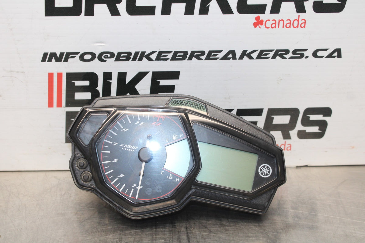 17-18 YAMAHA YZF R3 ONLY 3493KM! SPEEDO GAUGES DISPLAY CLUSTER SPEEDOMETER BB788