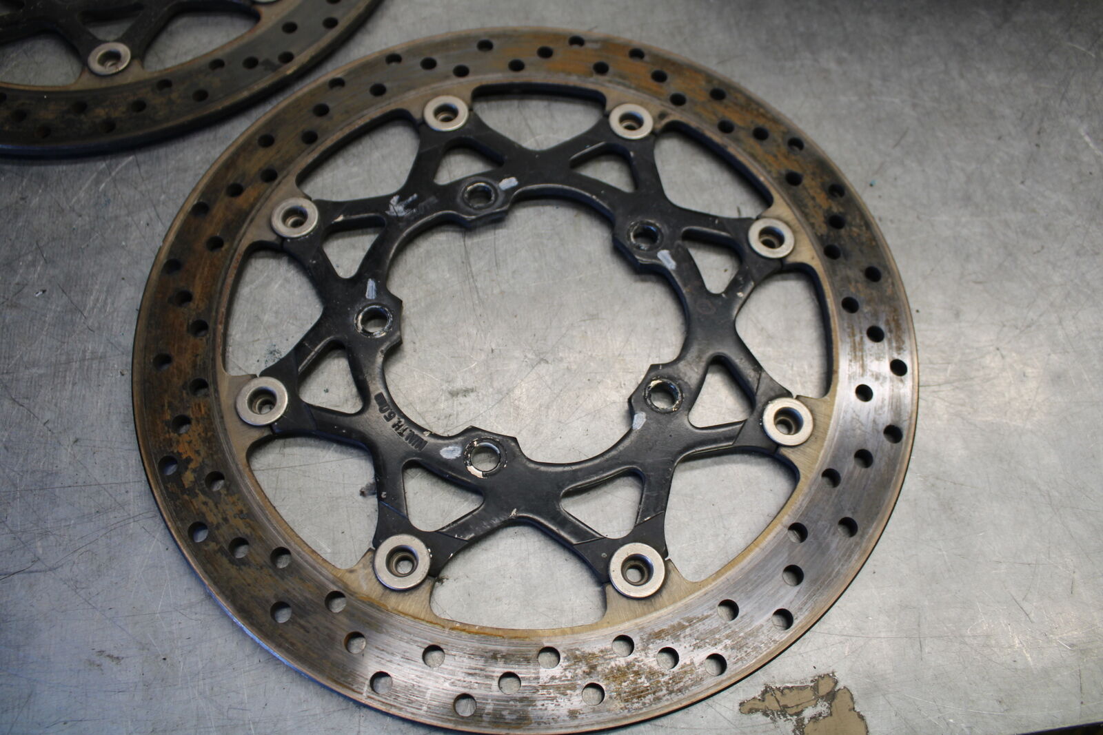 05-06 SUZUKI GSXR1000 FRONT LEFT RIGHT BRAKE ROTORS DISCS 59210-41G00 BB677