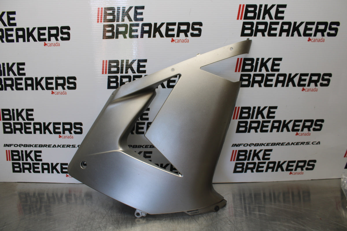 04-05 KAWASAKI NINJA ZX10R RIGHT MID UPPER SIDE FAIRING COWL PLASTIC BB163