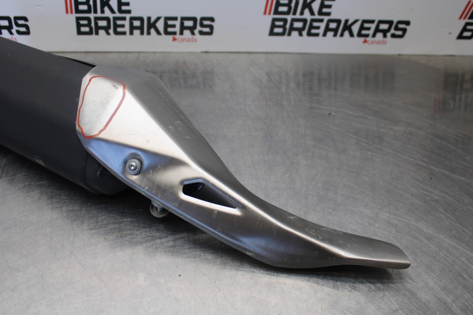 18-23 KAWASAKI NINJA 400 EX400 EXHAUST PIPE MUFFLER SLIP ON CAN SILENCER BB192