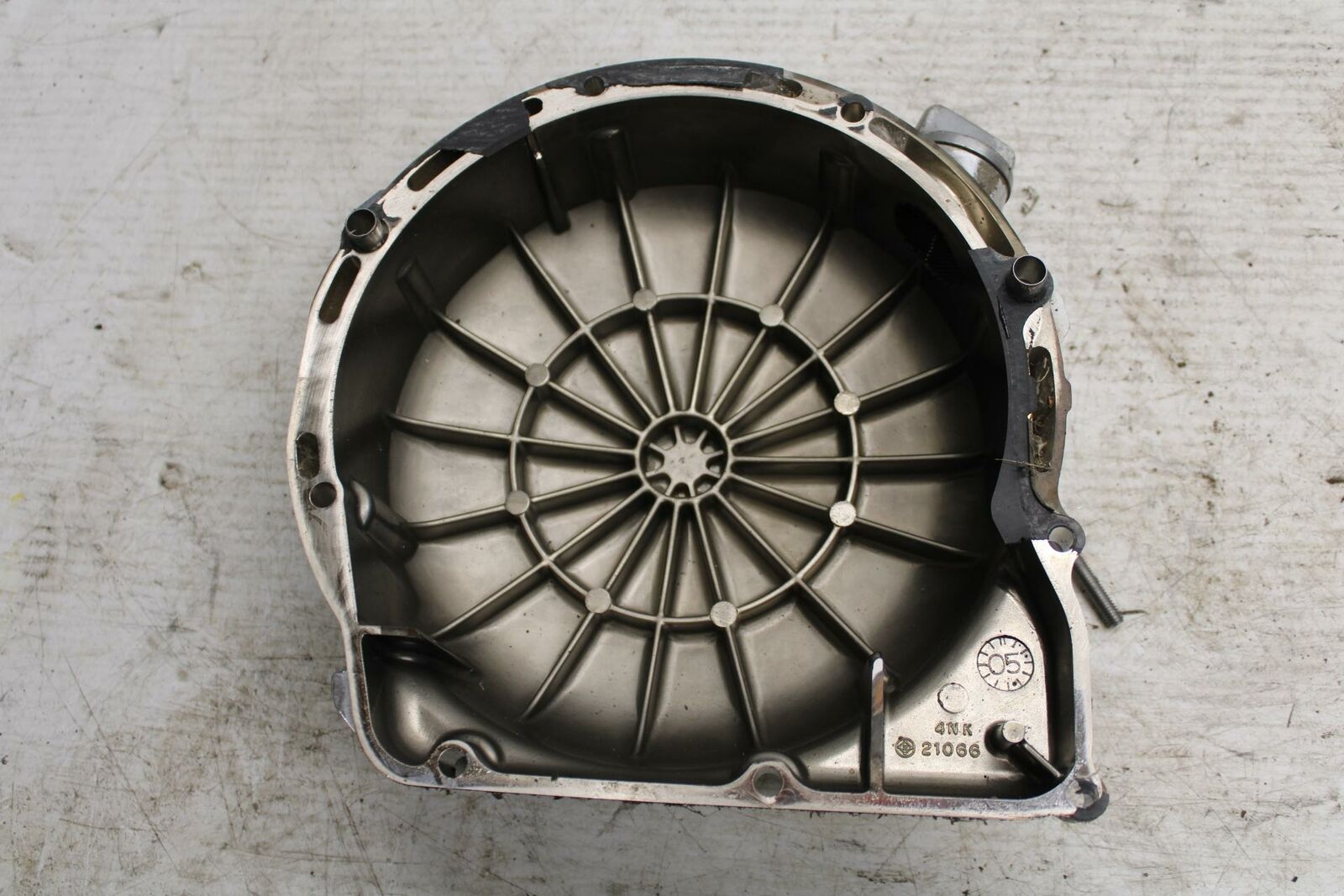07-08 YAMAHA V STAR 1300 CLUTCH SIDE ENGINE MOTOR COVER BB303