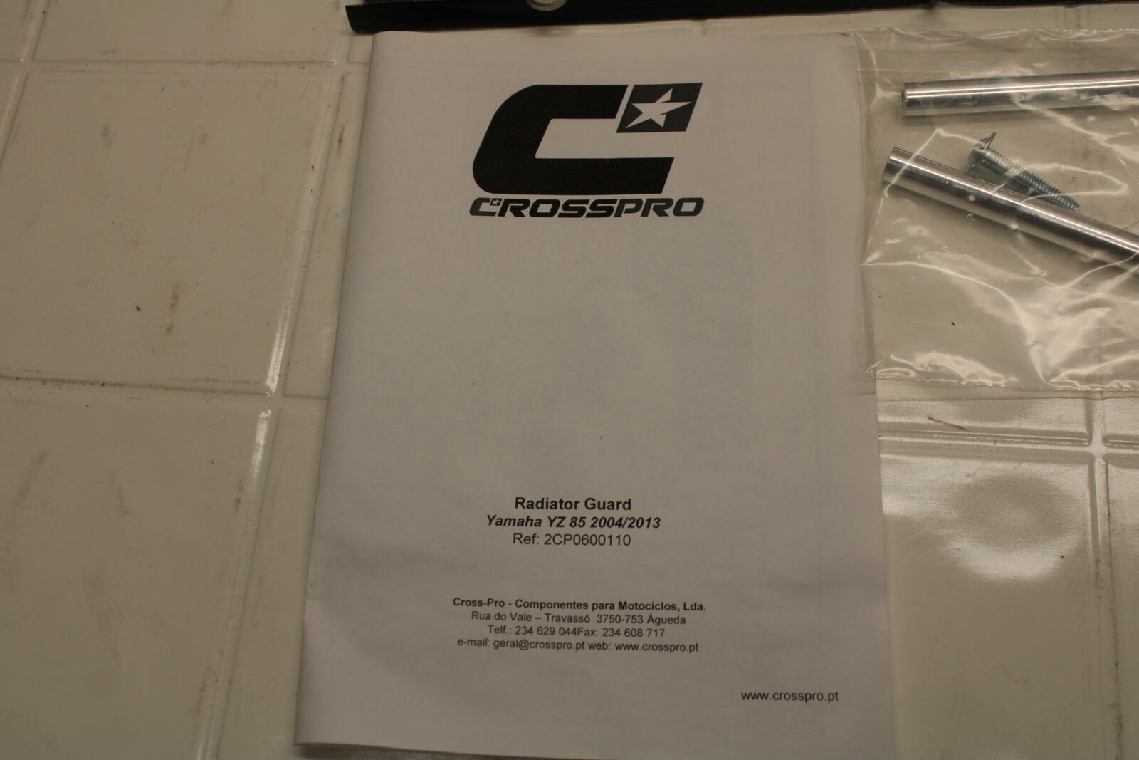 04-13 YAMAHA YZ85 CROSSPRO RADIATOR GUARD SHIELD