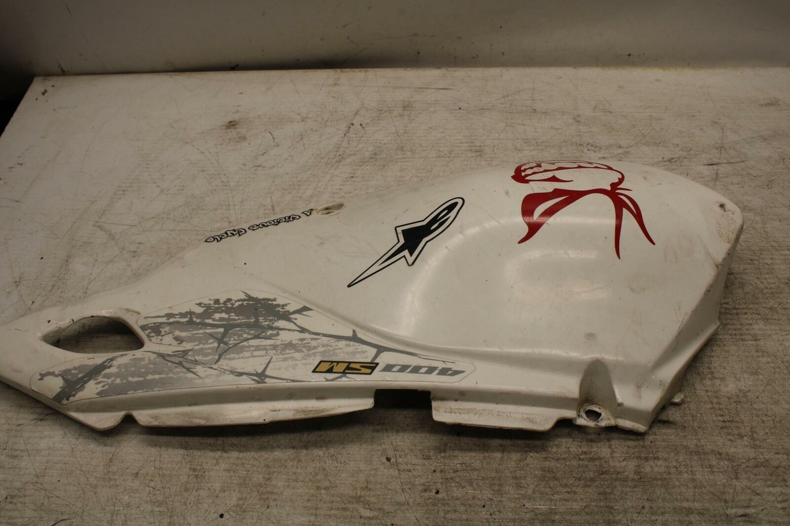 05-21 SUZUKI DRZ400SM RIGHT LEFT FRONT SIDE PANELS TRIMS COWLS COVERS BB376