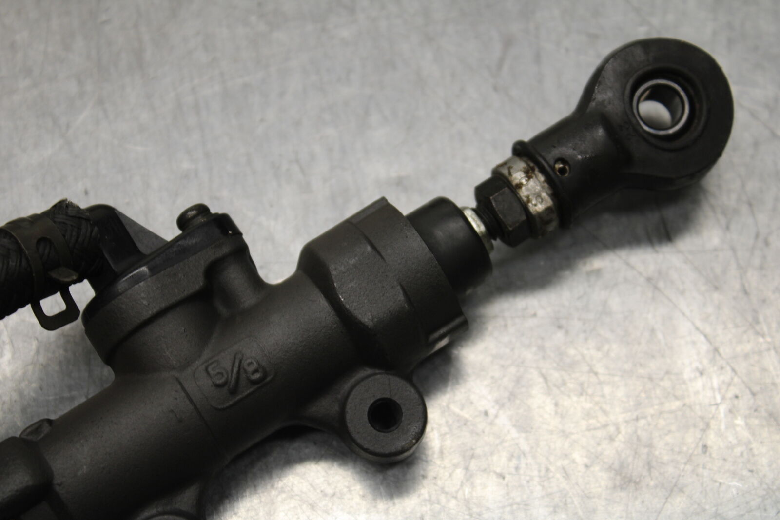 03-04 HONDA CBR600RR REAR BACK BRAKE MASTER CYLINDER W RESERVOIR BB114