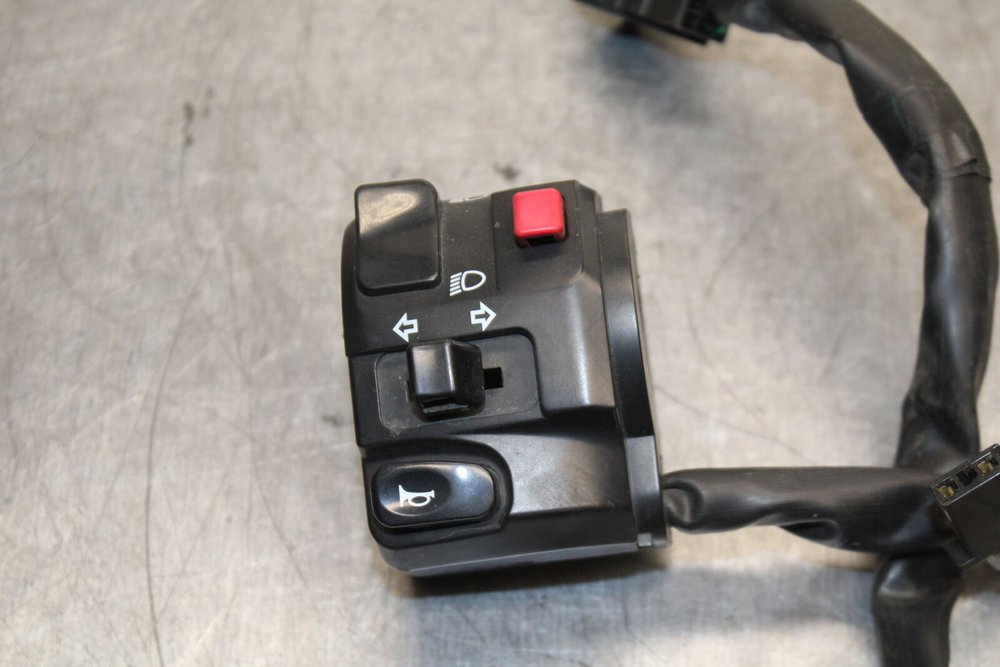 14-15 KAWASAKI NINJA 650 EX650F ABS LEFT CLIP ON HORN SIGNALS SWITCH  BB741