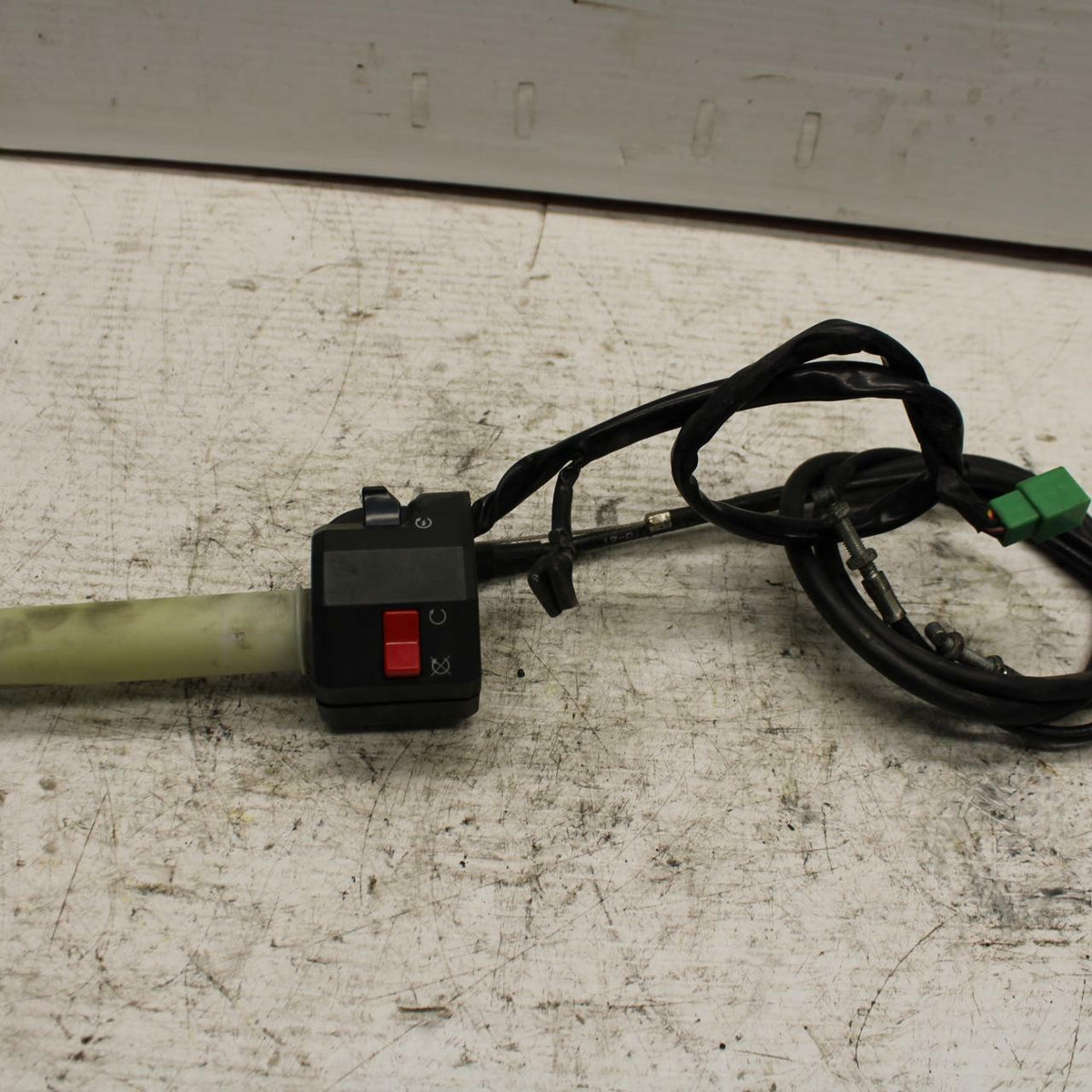 90-07 KAWASAKI ZZR 250 LEFT CLIP ON HANDLE HORN SIGNALS SWITCH SWITCHES BB298