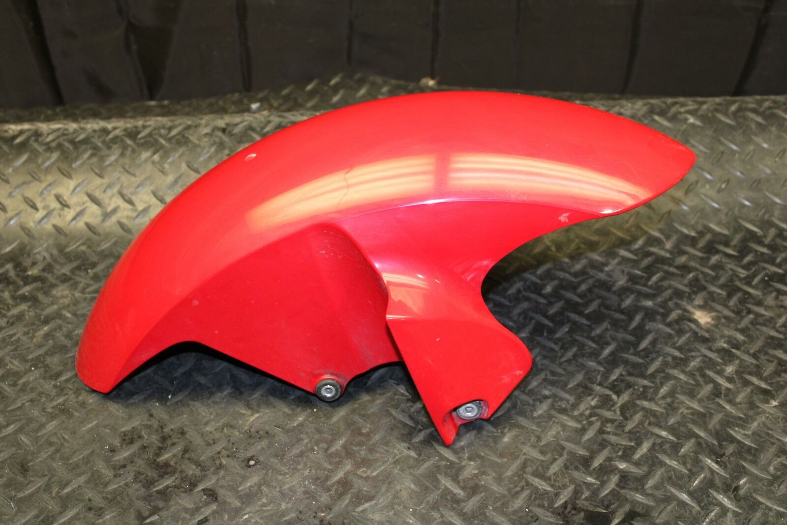 08-09 YAMAHA YZF R6S RED FRONT WHEEL FENDER COWL FAIRING BB178