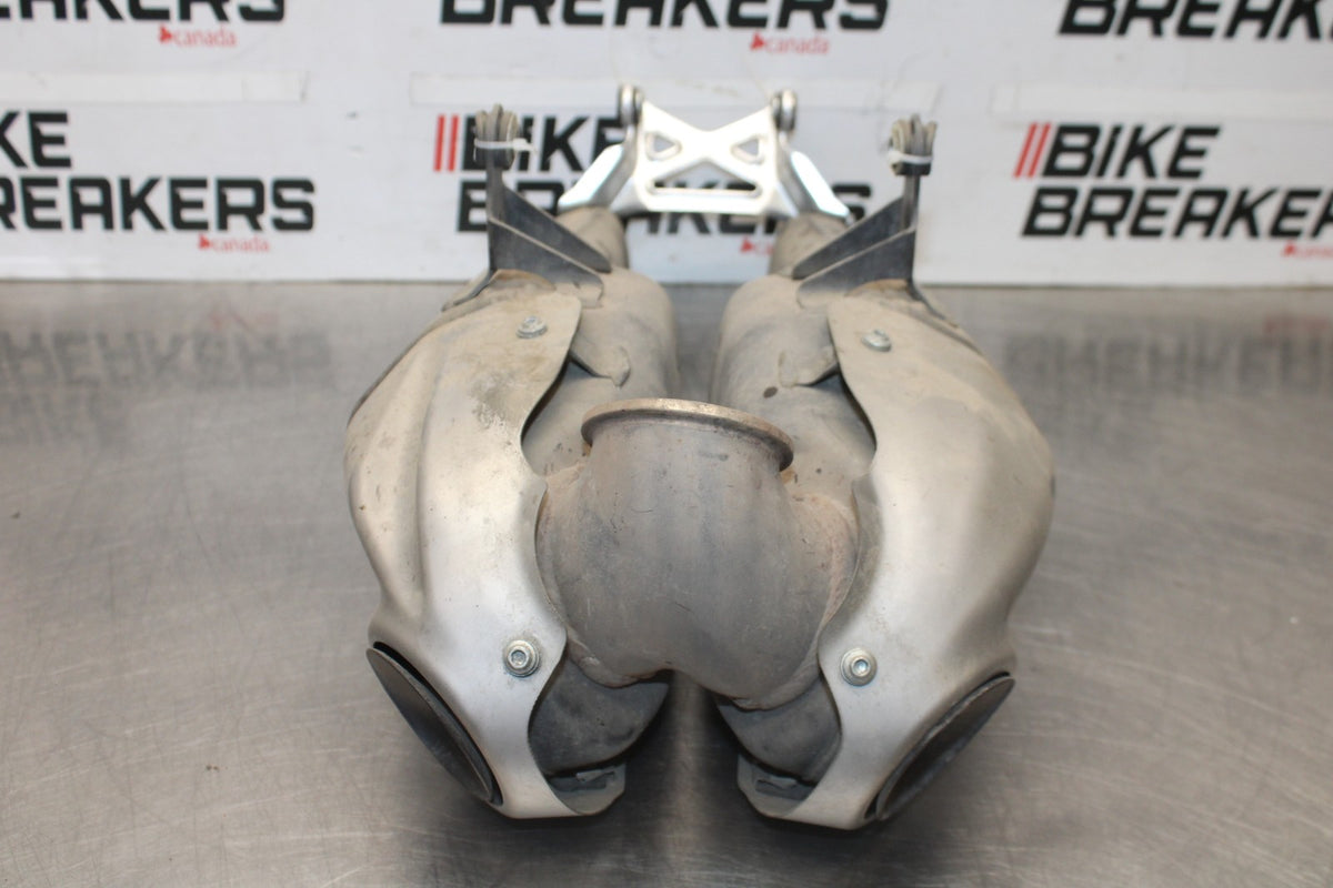 16 DUCATI 959 PANIGALE EXHAUST PIPE MUFFLER SLIP ON CAN SILENCER BB912