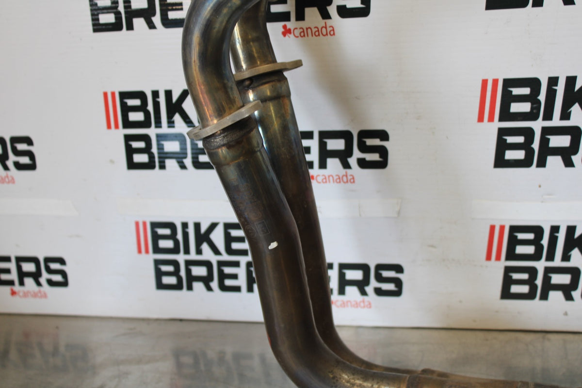 24 APRILIA TUONO V4 1100 FACTORY ABS EXHAUST HEADER PIPES MANIFOLD BB887