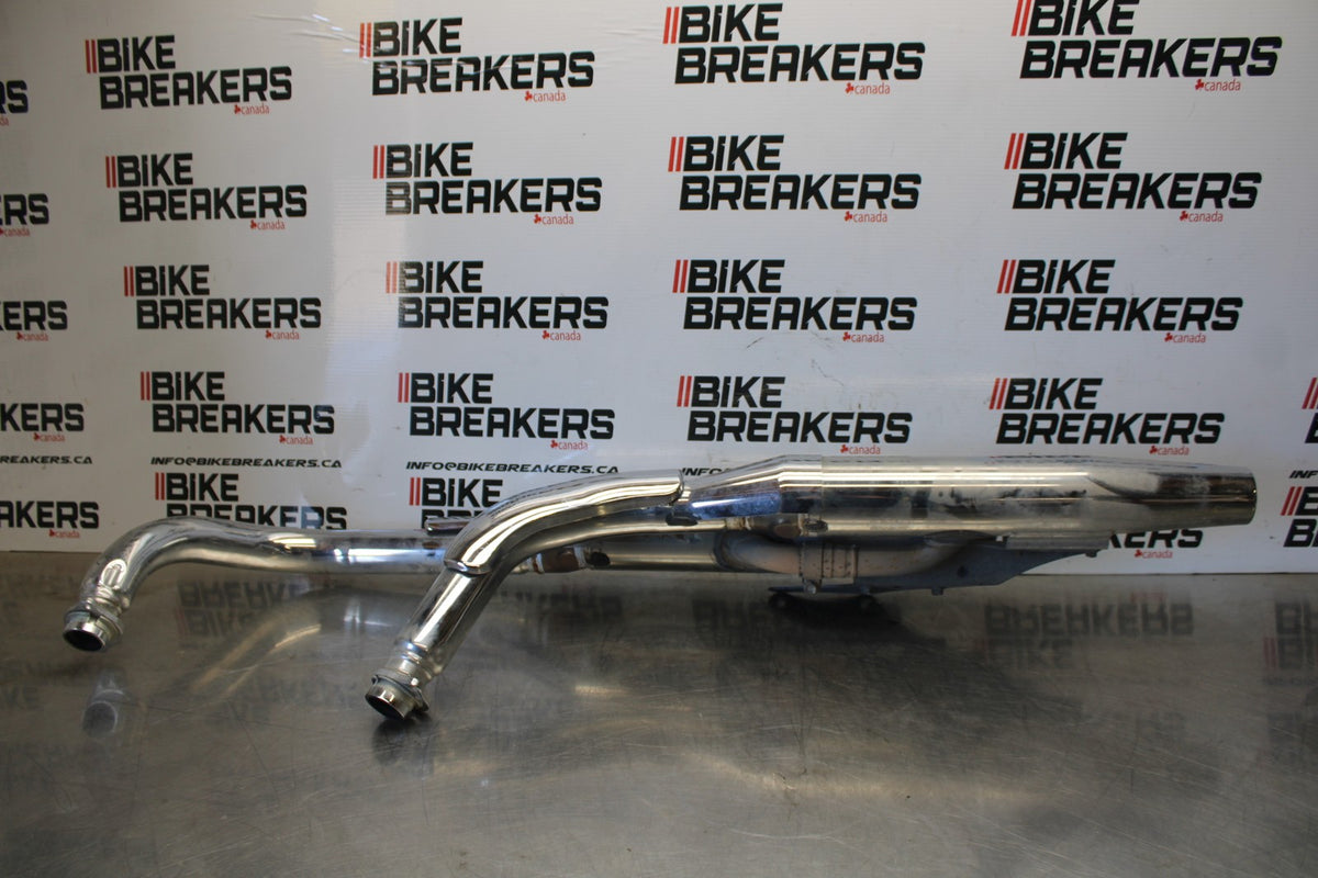 14 HONDA SHADOW 750 VT750C2B FULL EXHAUST PIPE HEADER BB867