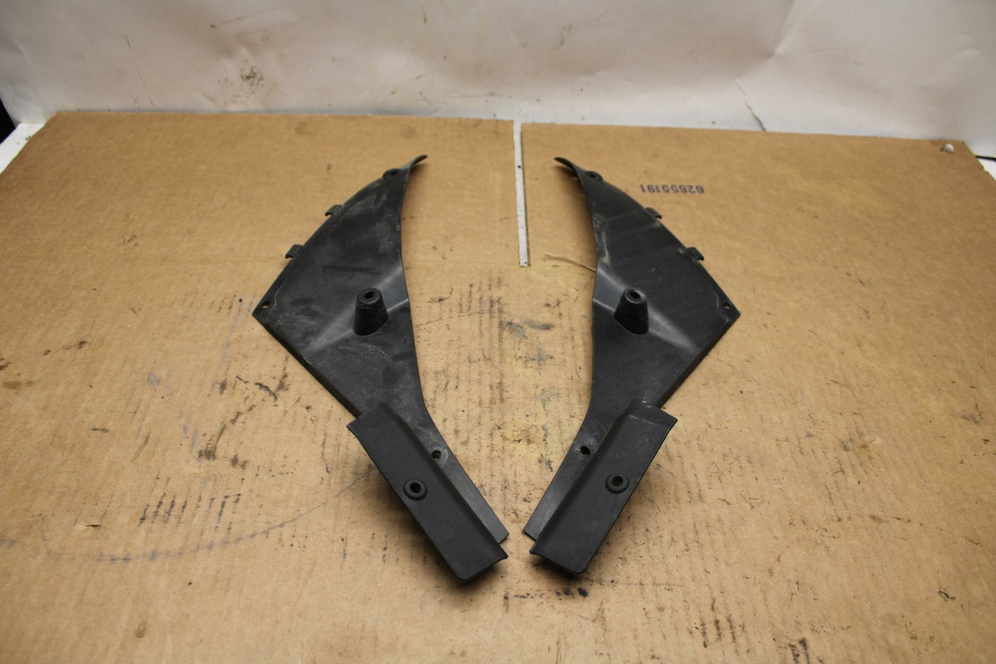 09-12 KAWASAKI NINJA ZX6R RIGHT LEFT INNER FAIRINGS COWLS PANELS TRIMS BB383