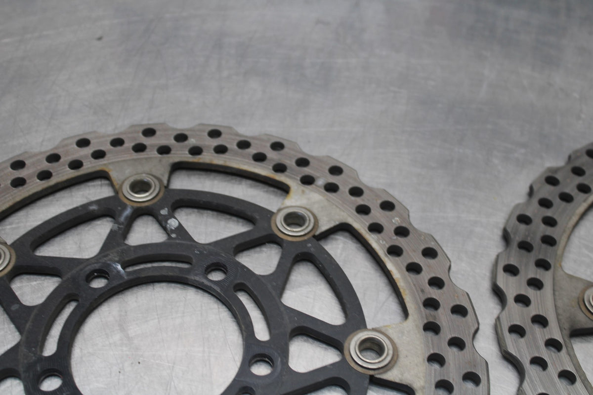 13-18 KAWASAKI NINJA ZX6R FRONT LEFT RIGHT BRAKE ROTORS DISCS BB915