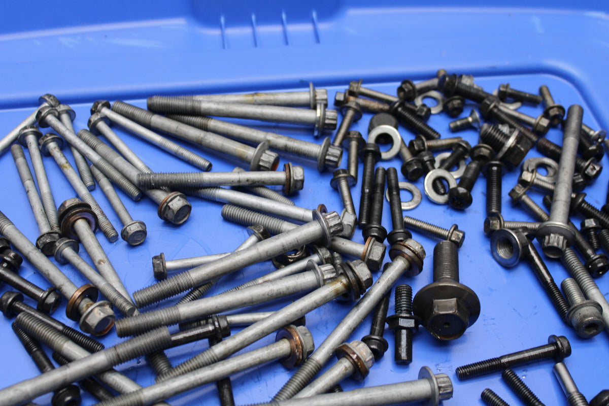 13-18 KAWASAKI NINJA ZX6R ENGINE MOUNTING BOLTS HARDWARE MOTOR SCREWS BB143