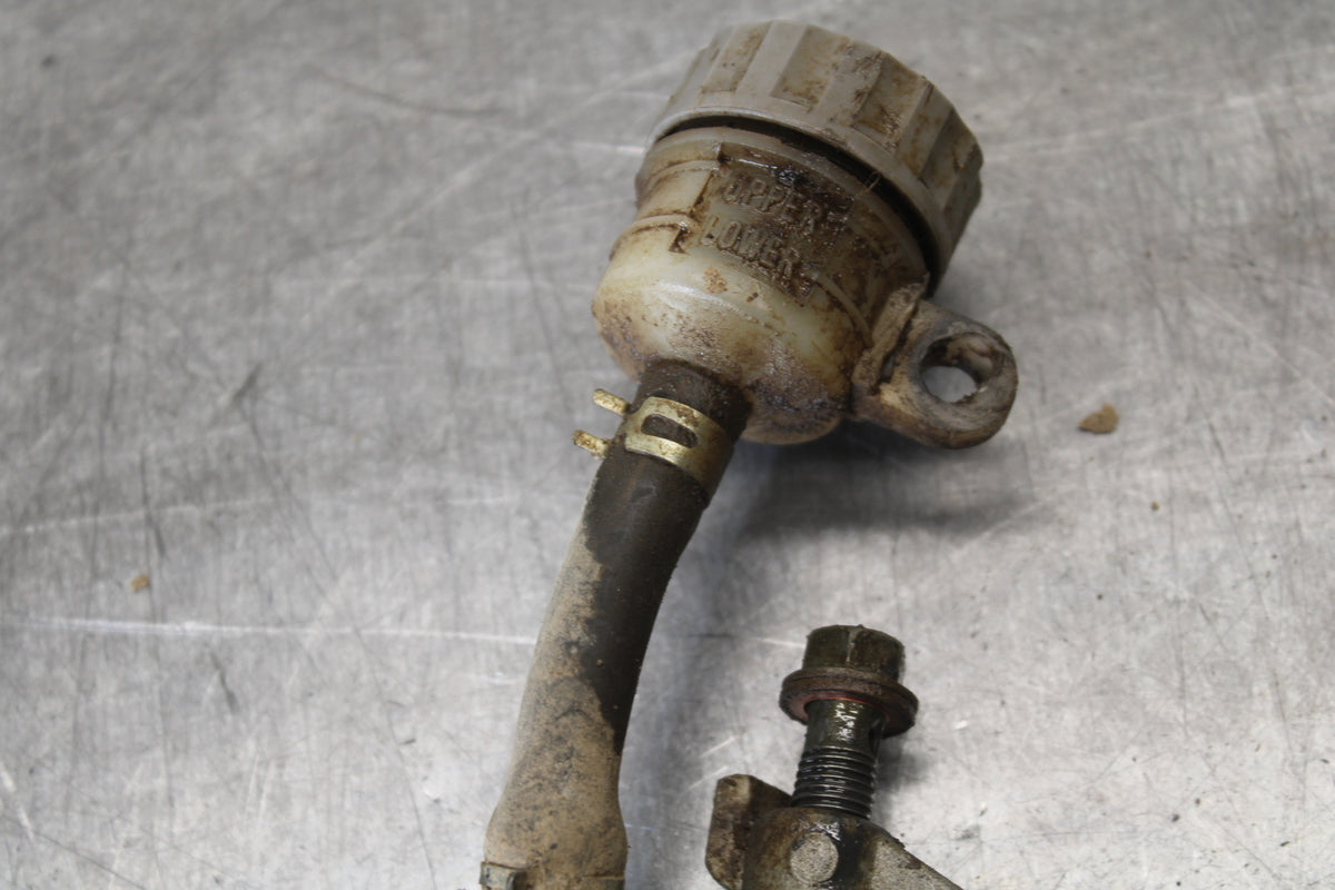 01-05 YAMAHA RAPTOR 660R REAR BACK BRAKE MASTER CYLINDER W RESERVOIR BB695