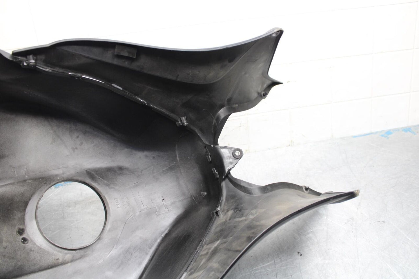 09-12 HONDA CBR600RR AFTERMARKET BLACK GAS TANK FUEL  COVER FAIRING COWL BB450