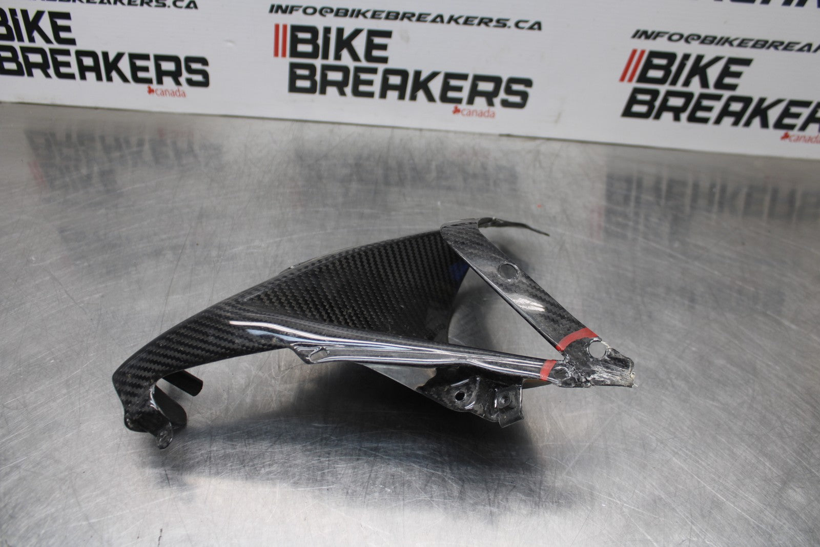 08 KAWASAKI NINJA ZX10R CB - CARBON FIBER FRONT CENTER COWL FAIRING BB201