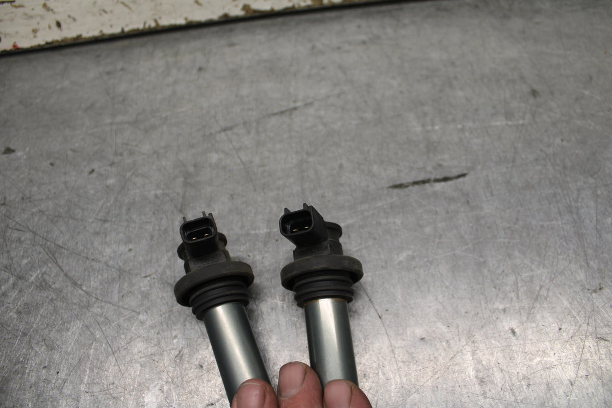 24 KAWASAKI NINJA 500 ABS IGNITION COILS COIL SPARK PLUG CAPS BB744
