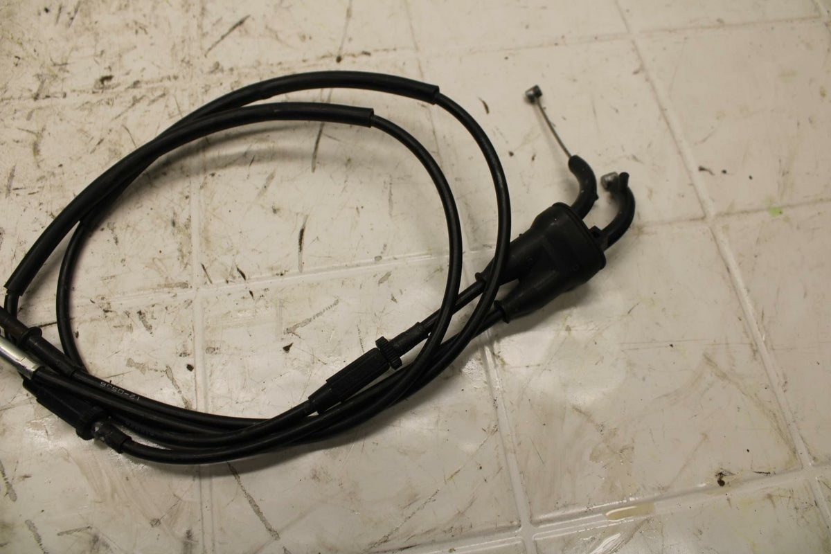 13-17 KAWASAKI NINJA ZX6R ZX636E THROTTLE CABLES LINES BB409