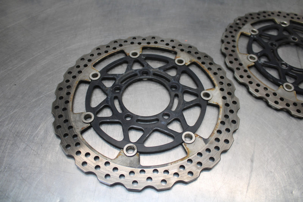 13-18 KAWASAKI NINJA ZX6R FRONT LEFT RIGHT BRAKE ROTORS DISCS BB915