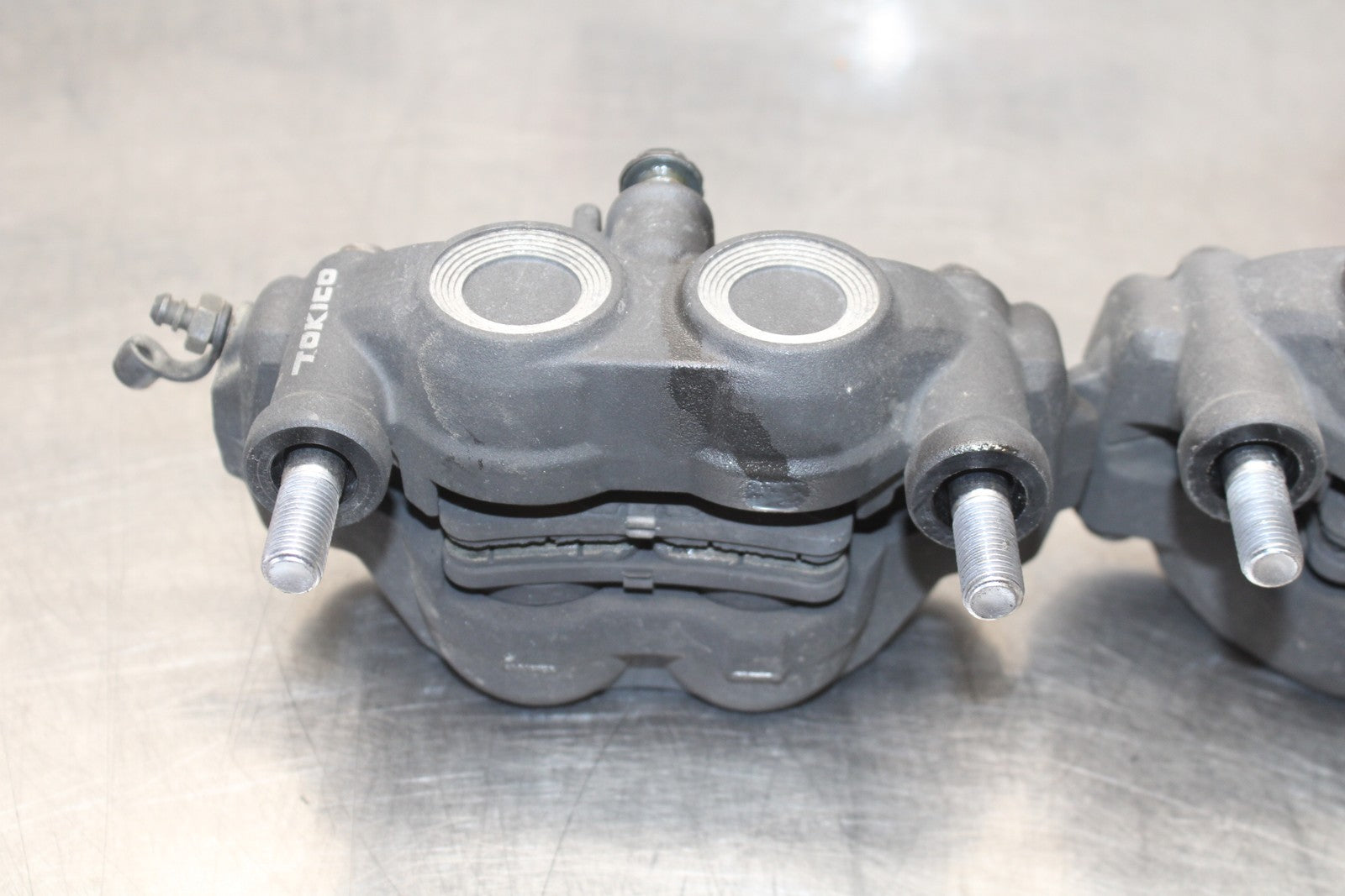 08 KAWASAKI NINJA ZX10R RIGHT LEFT FRONT BRAKE CALIPER SET PAIR CALIPERS BB201