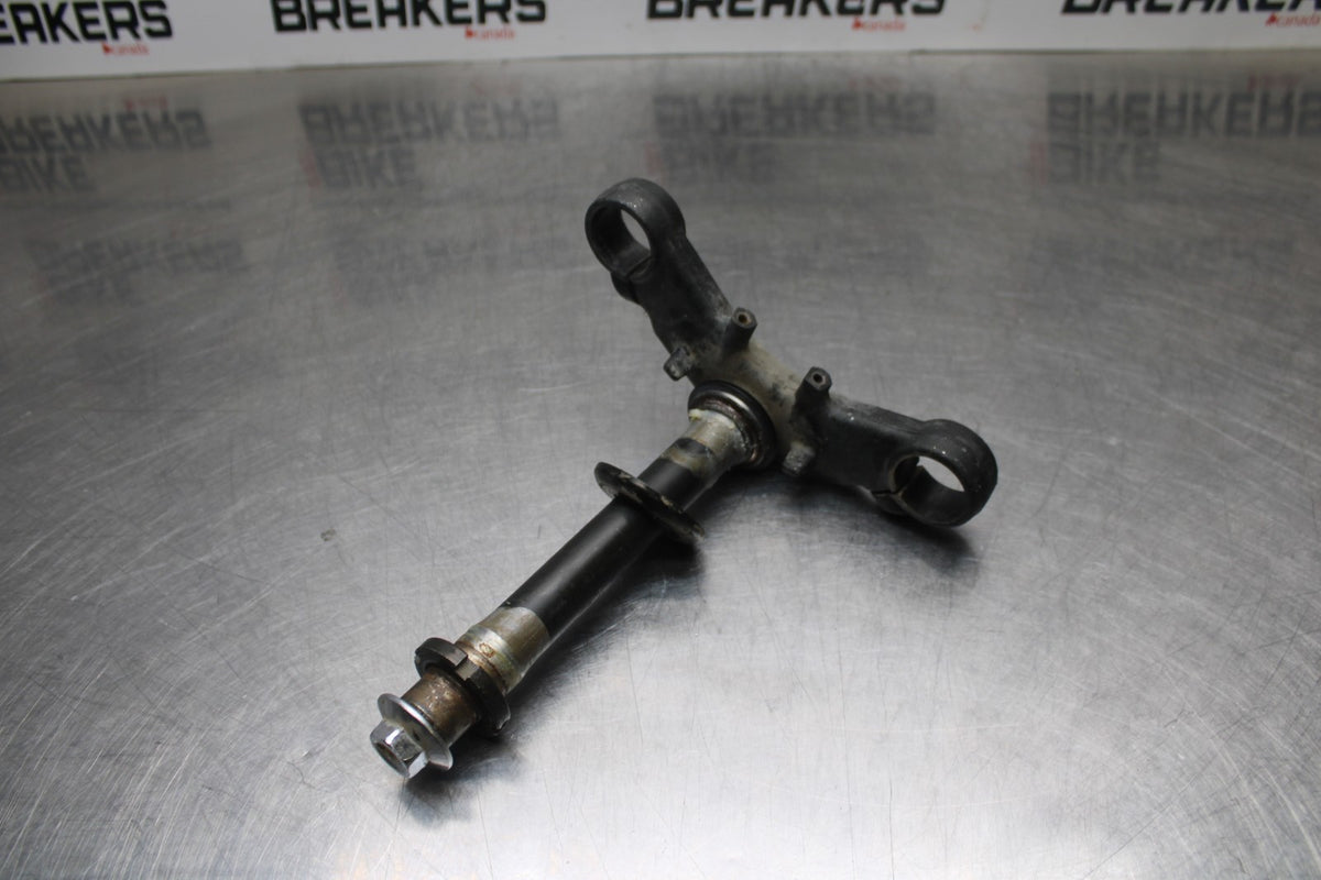 96 KAWASAKI NINJA 500 EX500A FRONT FORKS CLAMP LOWER TRIPLE TREE STEM BB768