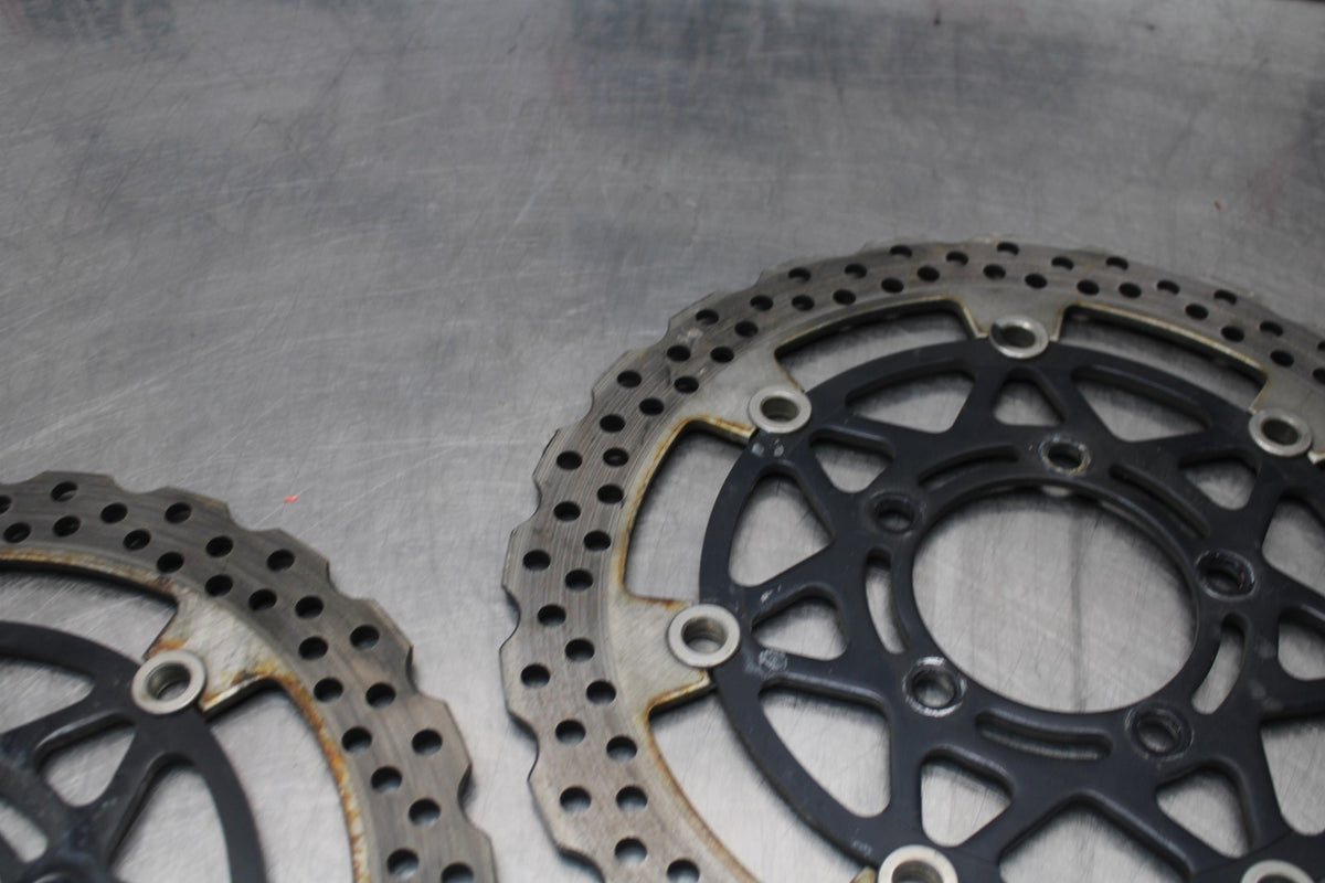 13-18 KAWASAKI NINJA ZX6R FRONT LEFT RIGHT BRAKE ROTORS DISCS BB915