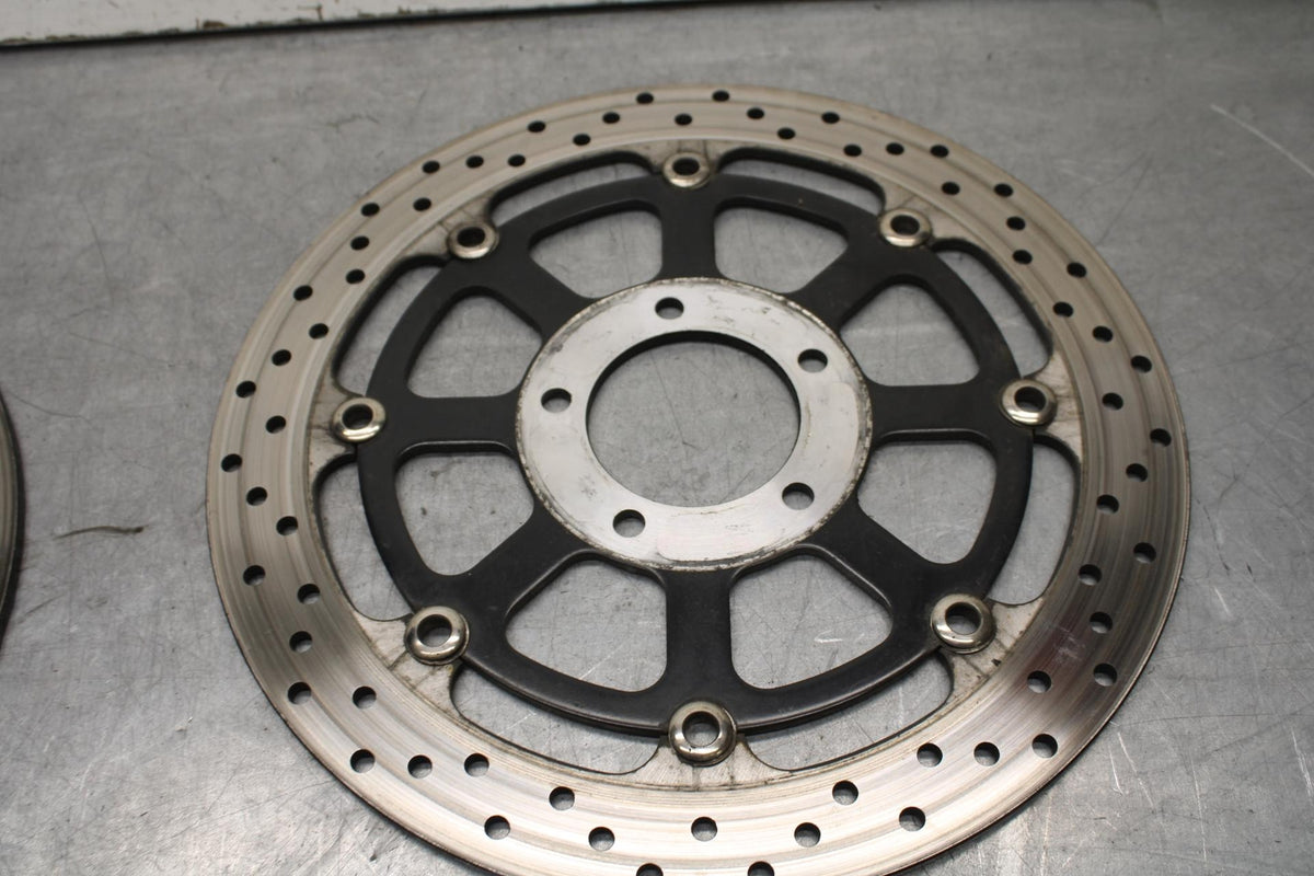 01-03 SUZUKI GSXR600 FRONT LEFT RIGHT BRAKE ROTORS DISCS BB633