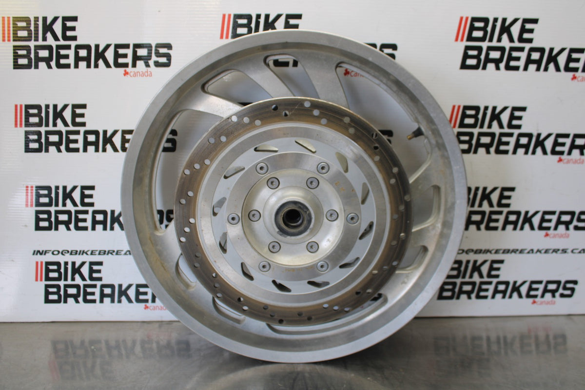 03-08 HONDA VTX1300C FRONT WHEEL FRONT RIM & ROTOR BB868