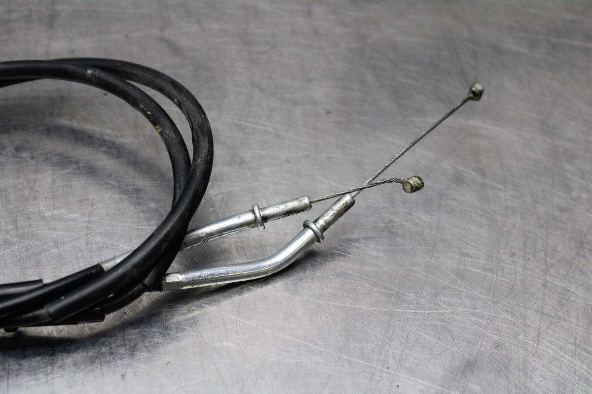 98 KAWASAKI NINJA ZX6 THROTTLE CABLE HOUSING & CABLES LINES BB870