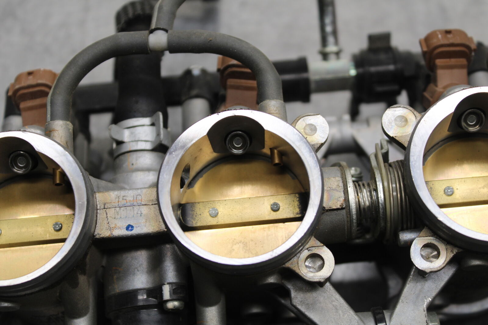 11-24 SUZUKI GSXR750 MAIN FUEL INJECTORS / THROTTLE BODIES 13406-15J00 BB714