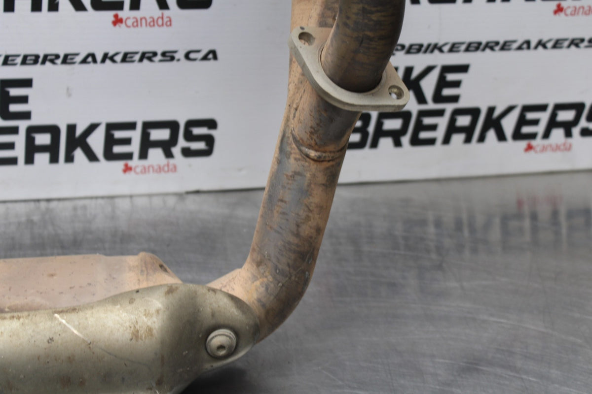 15 TRIUMPH TIGER 800 EXHAUST HEADER PIPES MANIFOLD BB873