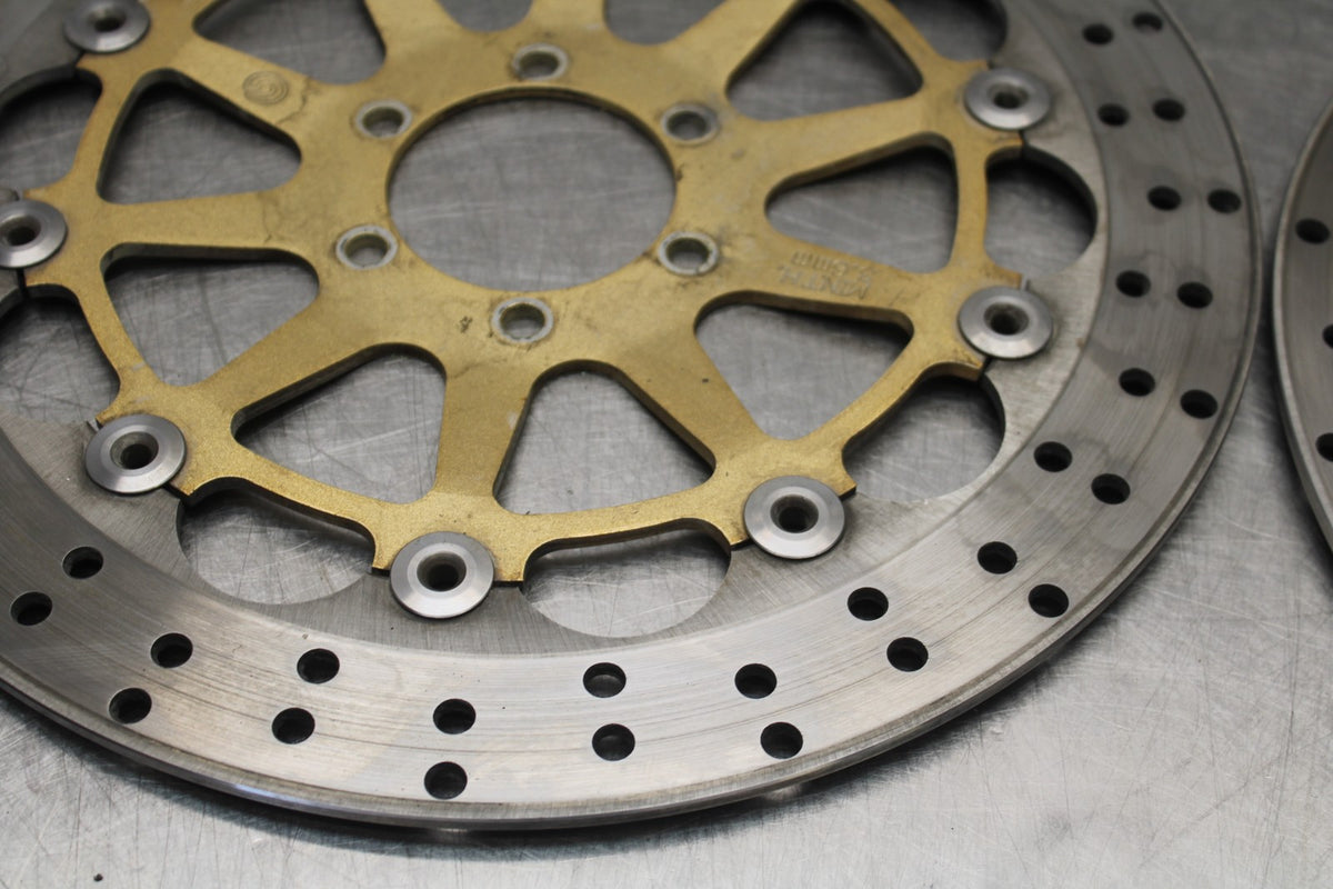 05 DUCATI SUPERSPORT 800 FRONT LEFT RIGHT BRAKE ROTORS DISCS BB913