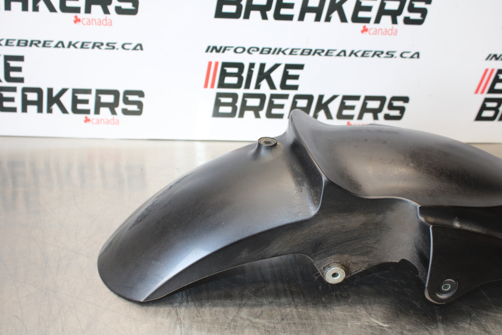 09-15 YAMAHA FZ6R FRONT WHEEL FENDER COWL FAIRING BB161