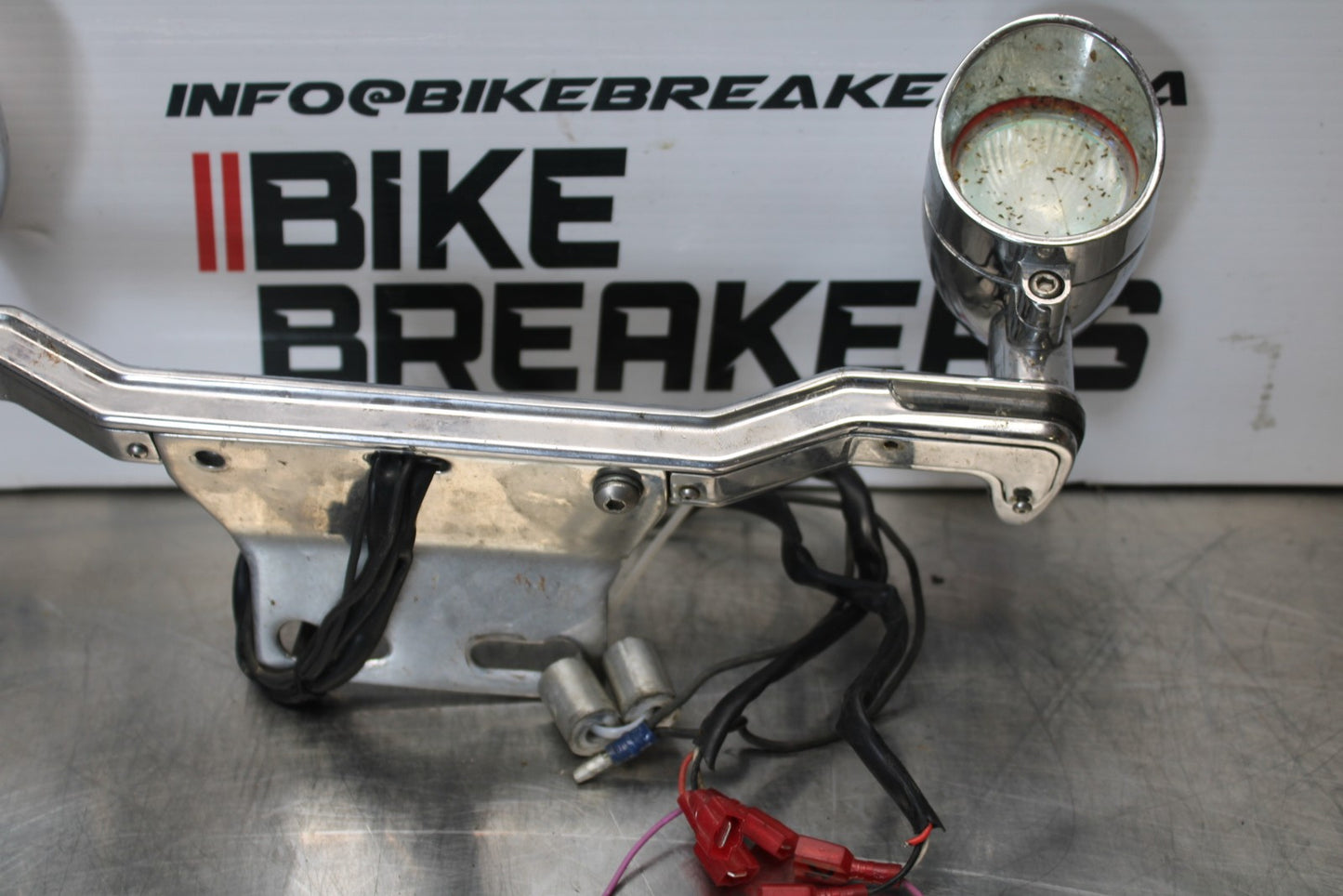 03-08 KAWASAKI VULCAN 1600 FRONT HEAD LIGHT HEADLIGHT SET PAIR BB196