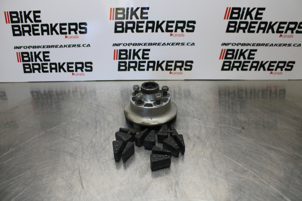 04 YAMAHA ROAD STAR XV1700A REAR HUB & SHOCK DAMPERS CUSH ABSORBERS BB155
