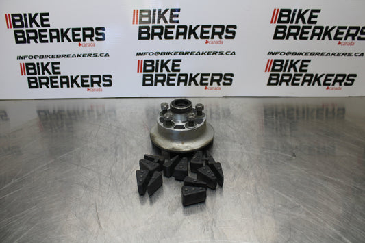 04 YAMAHA ROAD STAR XV1700A REAR HUB & SHOCK DAMPERS CUSH ABSORBERS BB155