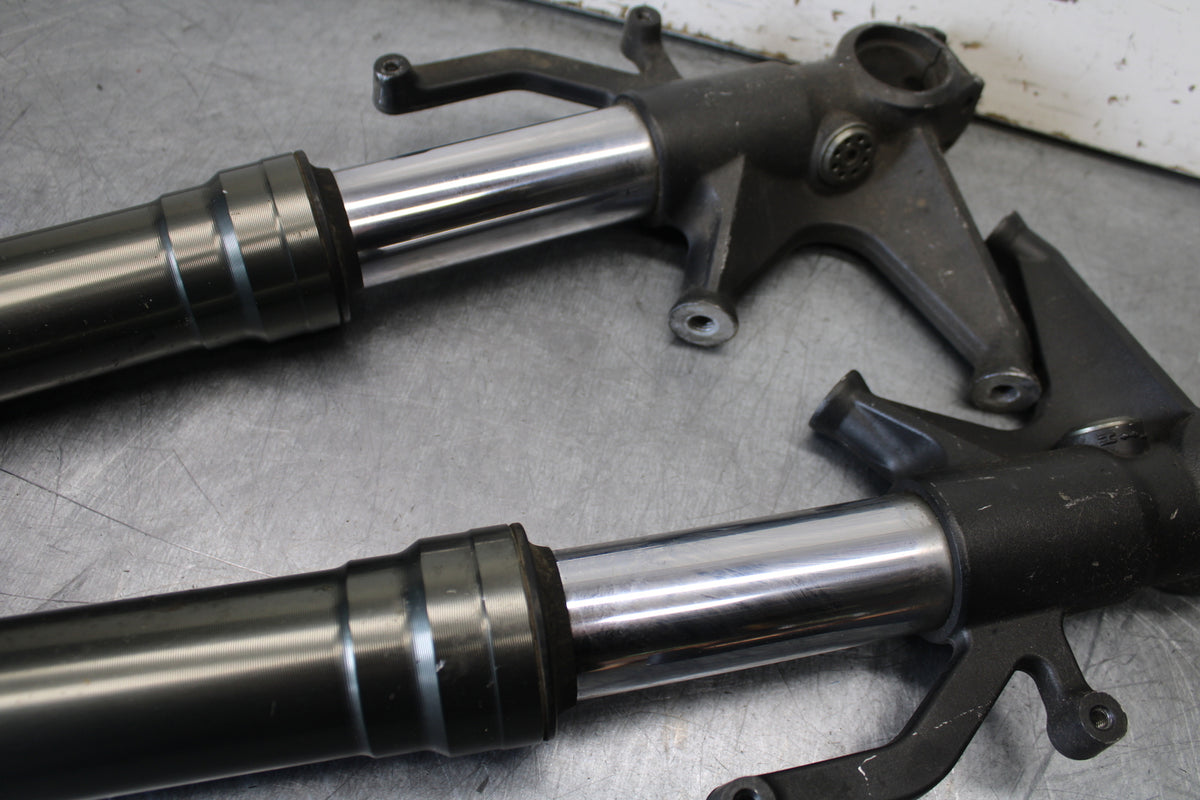 09-12 KAWASAKI NINJA ZX6R FRONT FORKS SHOCK SUSPENSION SET PAIR BB272