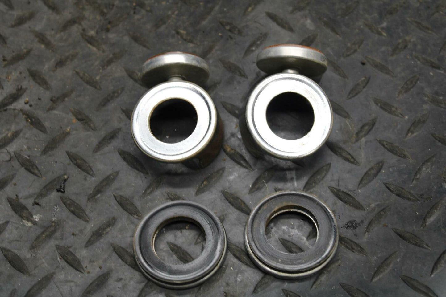 71 YAMAHA L5 RIGHT LEFT FRONT REFLECTORS FORKS SHOCKS BB230