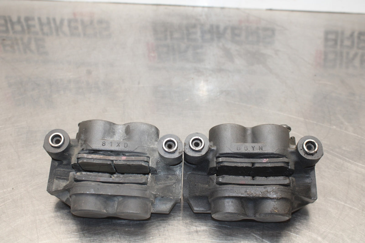 08-16 YAMAHA YZF R6 RIGHT LEFT FRONT BRAKE CALIPER SET PAIR CALIPERS BB798