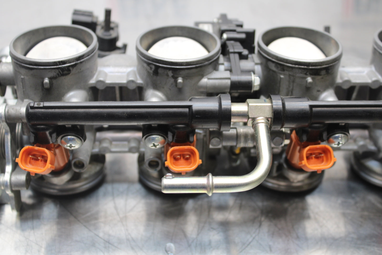 13-17 KAWASAKI NINJA ZX6R ZX636 ABS MAIN FUEL INJECTORS / THROTTLE BODIES BB143