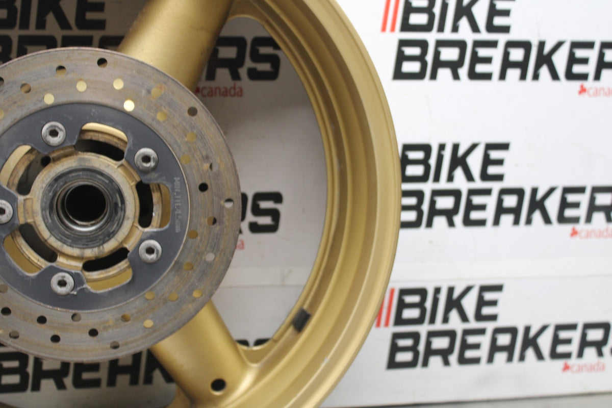 97-00 SUZUKI GSXR600 SRAD REAR WHEEL BACK RIM & ROTOR BB921