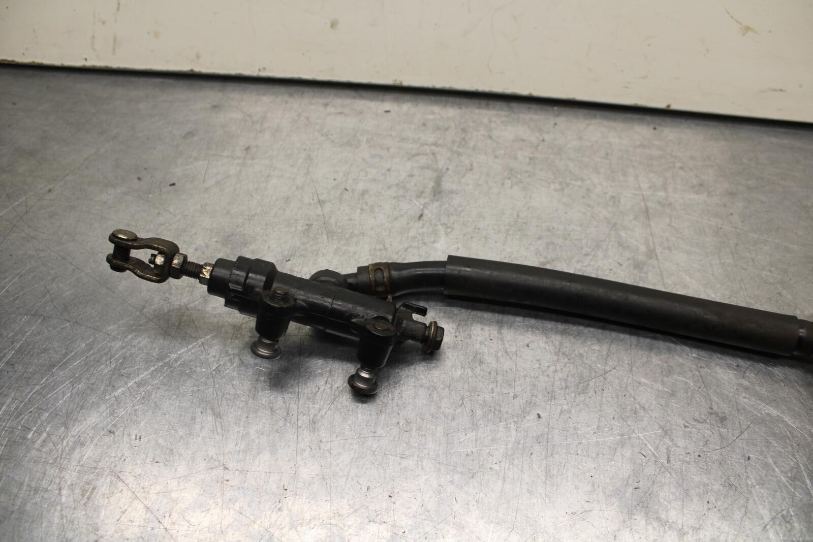 2009 Kawasaki Ninja EX250J REAR BACK BRAKE MASTER CYLINDER W RESERVOIR BB87